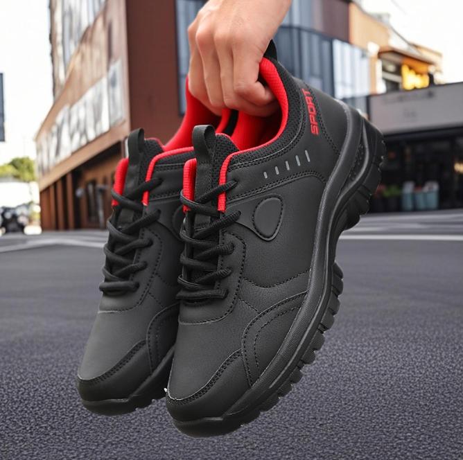 Men's Running Jogger Shoes Outdoor Waterproof Excursions Adventure Shoes Comfortable Athletic Nonskid Sneakers Tenis Masculino