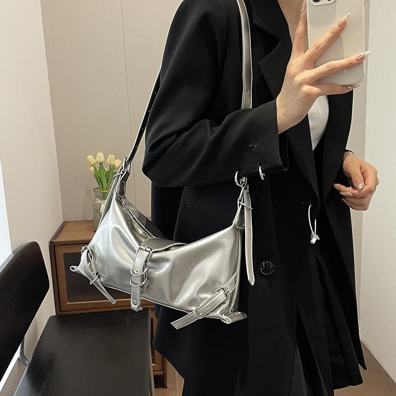 2024 Neue Modische Damen Umhängetasche Straßen-Trendiger Stil Pu-Material Crossbody-Tasche