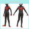 Spider Into The Spider-verse Lycra Spandex Kids Adult Costume With Exquisite Detail