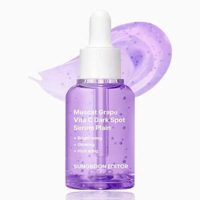 Muscat Grape Vita C Dark Spot Serum Plain 30ml - Brightening & Blemish Care, Vitamin C Jelly Capsule, Anti-Oxidant Glow Serum
