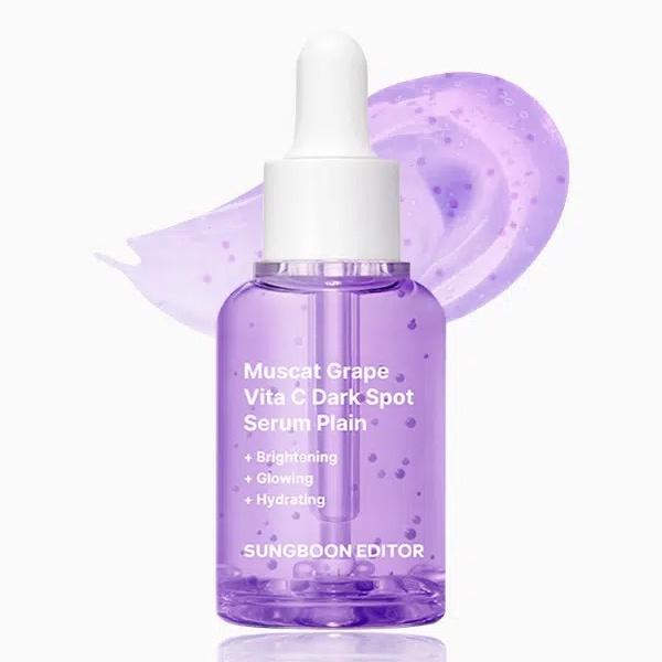 

[Sungboon Editor] Muscat Grape Vita C Dark Spot Serum Plain 30ml - Brightening & Blemish Care, Vitamin C Jelly Capsule, Anti-Oxidant Glow Serum 30ml x 1EA