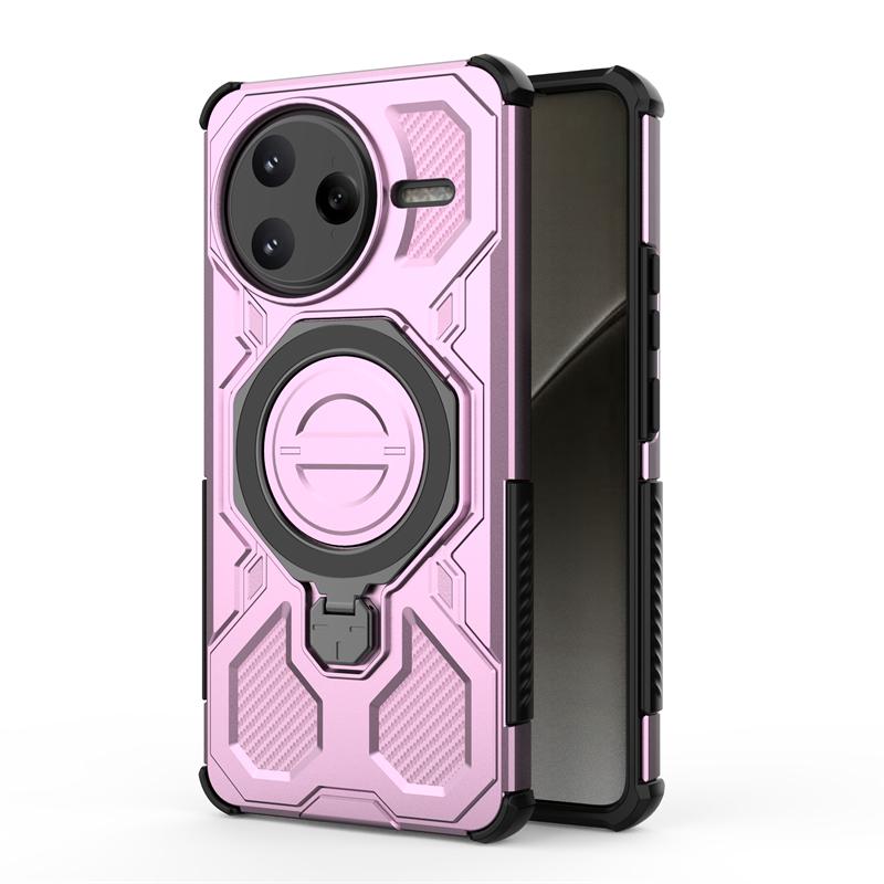 Magnetic Wireless Charge Cover For Xiaomi Poco F7 Ultra X7 Pro Phone Holder Case For Poco F7 Ultra Cover For Poco F7 Ultra Case