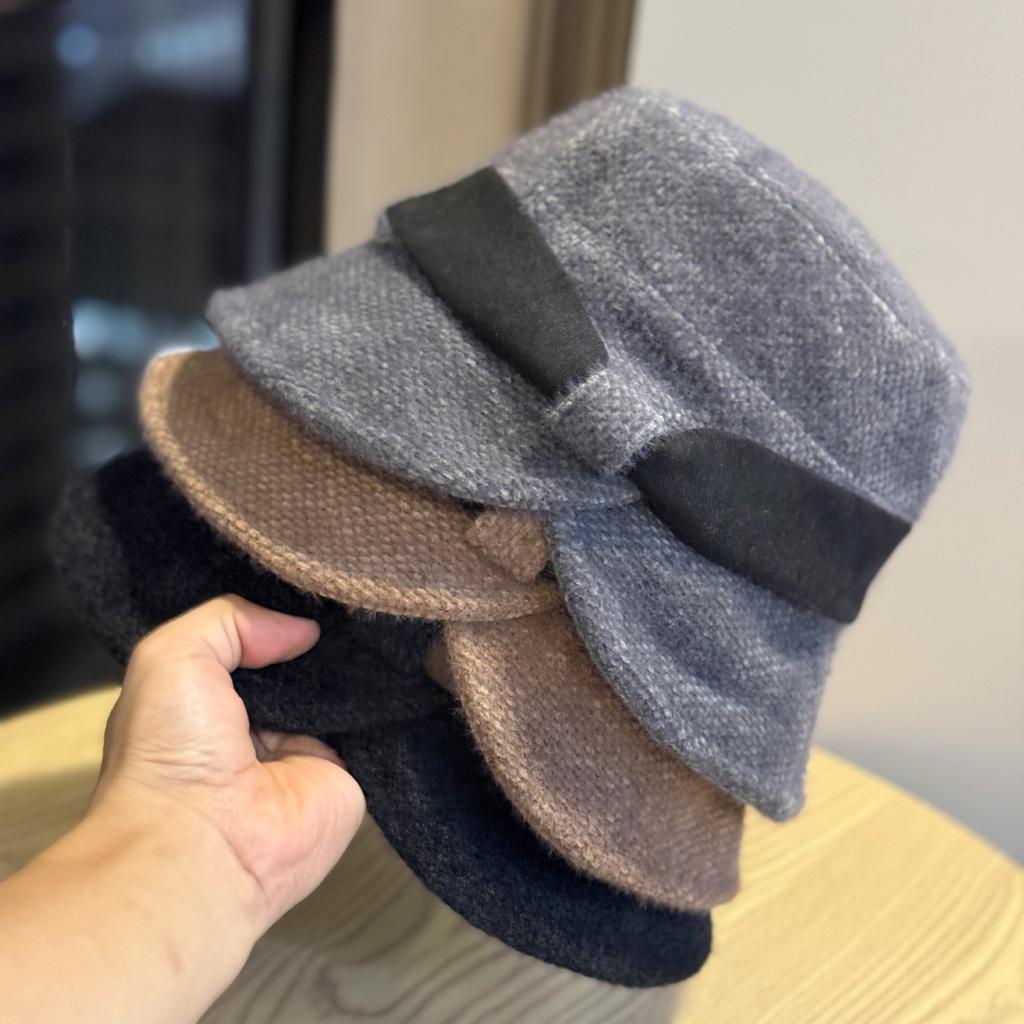 Autumn and Winter Velvet Thickened Warm and Cold Proof Basin Hat New Style Plain and Versatile Fisherman Hat