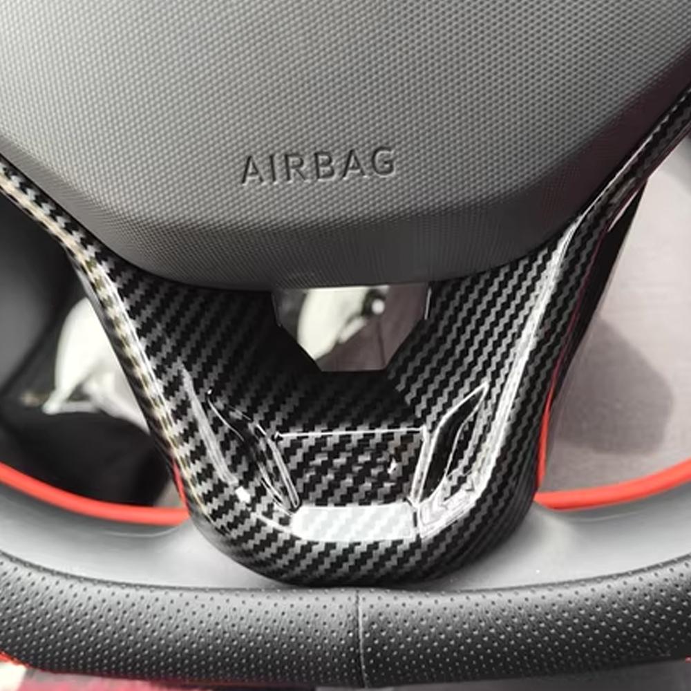 For Volkswagen VW Tiguan Touareg Jetta Golf 8 T-roc Taos Altas 2025-2025 Steering Wheel Cover Trim ABS Interior Decoration