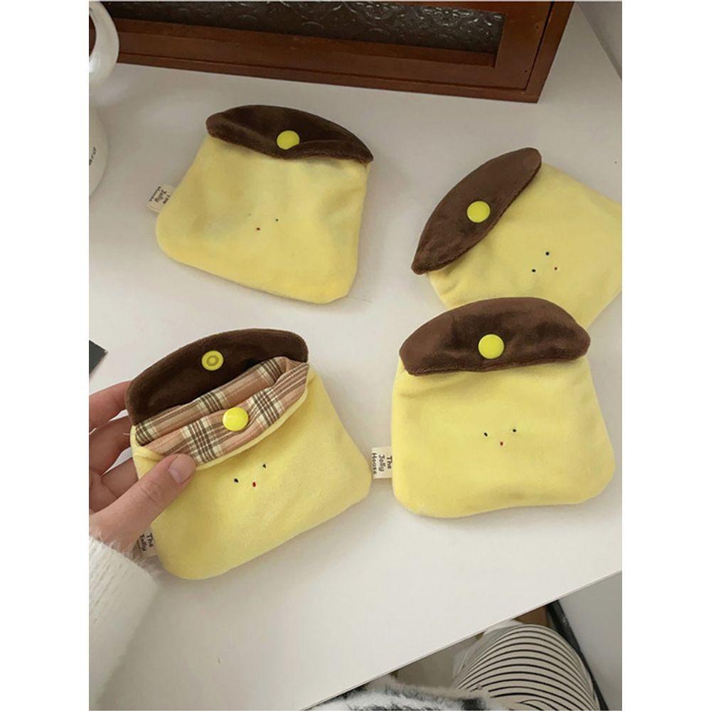 Briskstyle Pudding-shaped Coin Purse, Card Wallet, Lip Balm Pouch, Keyring