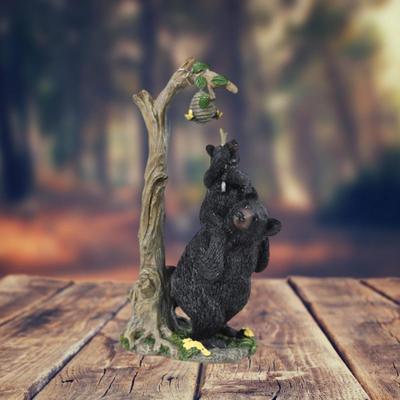 Schwarzbär Statue Figur Skulptur Desktop Ornament für Außerhalb