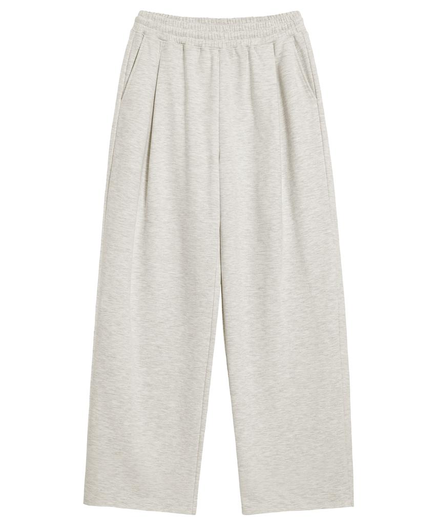 BRENSON (Renew Ver.) Single-Pleat Wide Sweatpants ( 8 Colors ) ( Fleece Line Option ) (Type B)