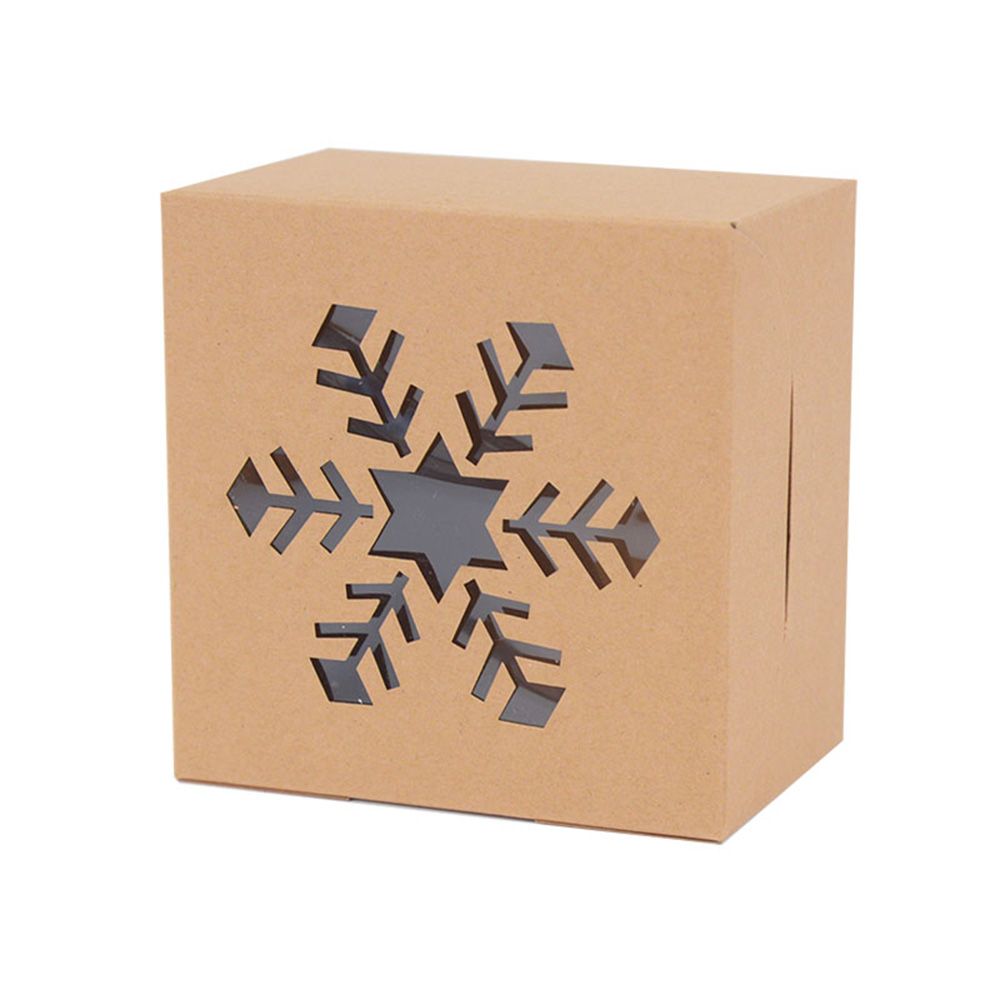 

Santa Elk Snowflake Candy Pouch Candy Box Food Packaging Box Christmas Decoration Party Supplies Snowflake