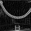 Balenciaga Crush Chain Bag Black Women Shoulder_bags 716332-2AAQM-1000