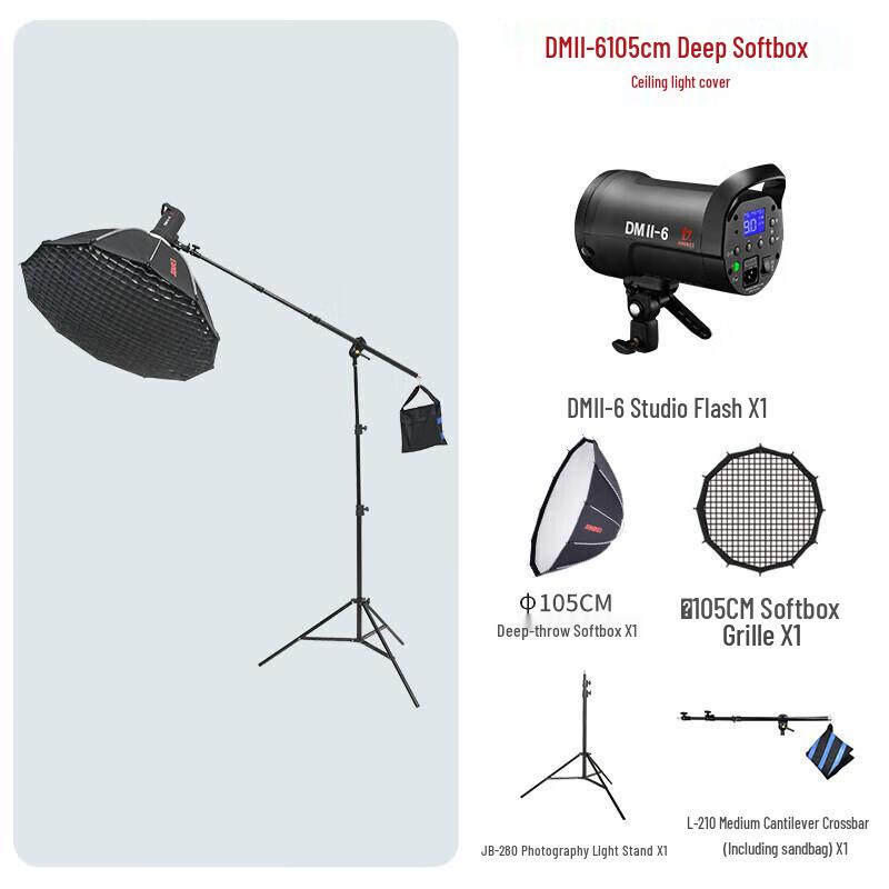 JINBEI DMII-600W Studio Flash Light Kit