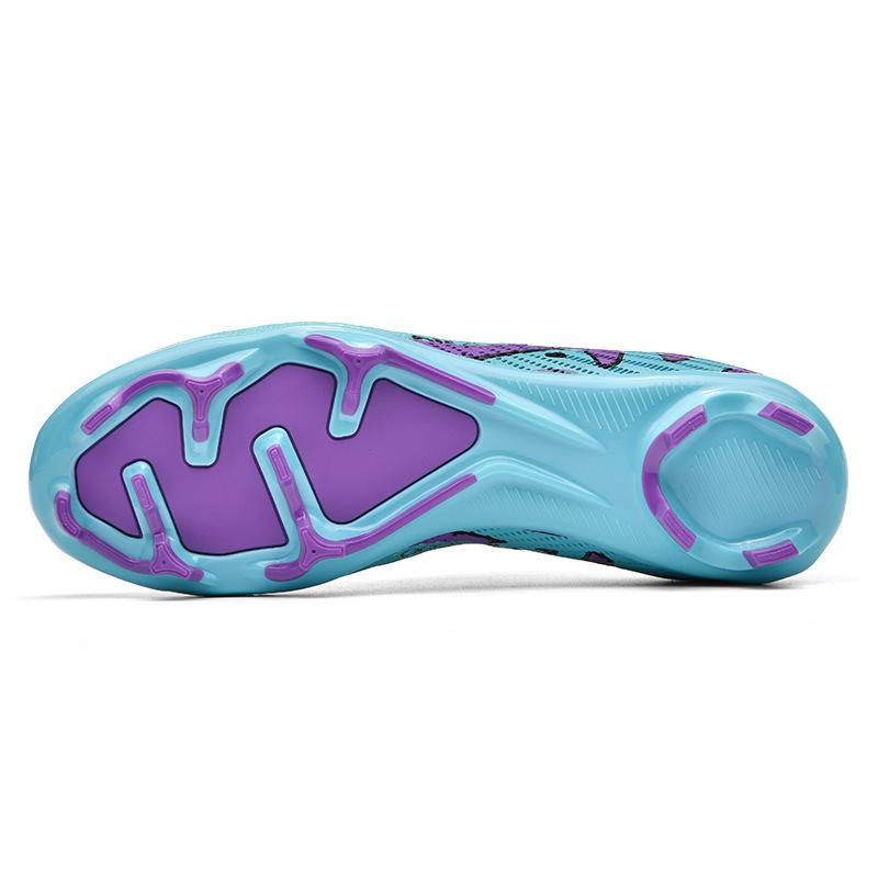 A Pair of New Adult High-quality Non-slip, Breathable and Wear-resistant High-top Football Shoes for Delivery, Professional Competition Training Shoes