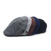 Beret Men's Casual Solid Color Cap Forward Cap Adjustable Hat