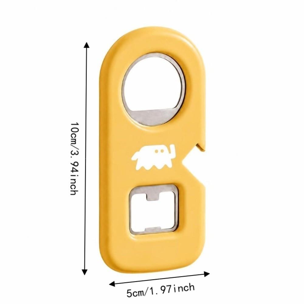 4 In 1 Beer Bottle Opener Multi-Purpose Can Opener Durable Magnetic Bottle Opener  for Long Nails