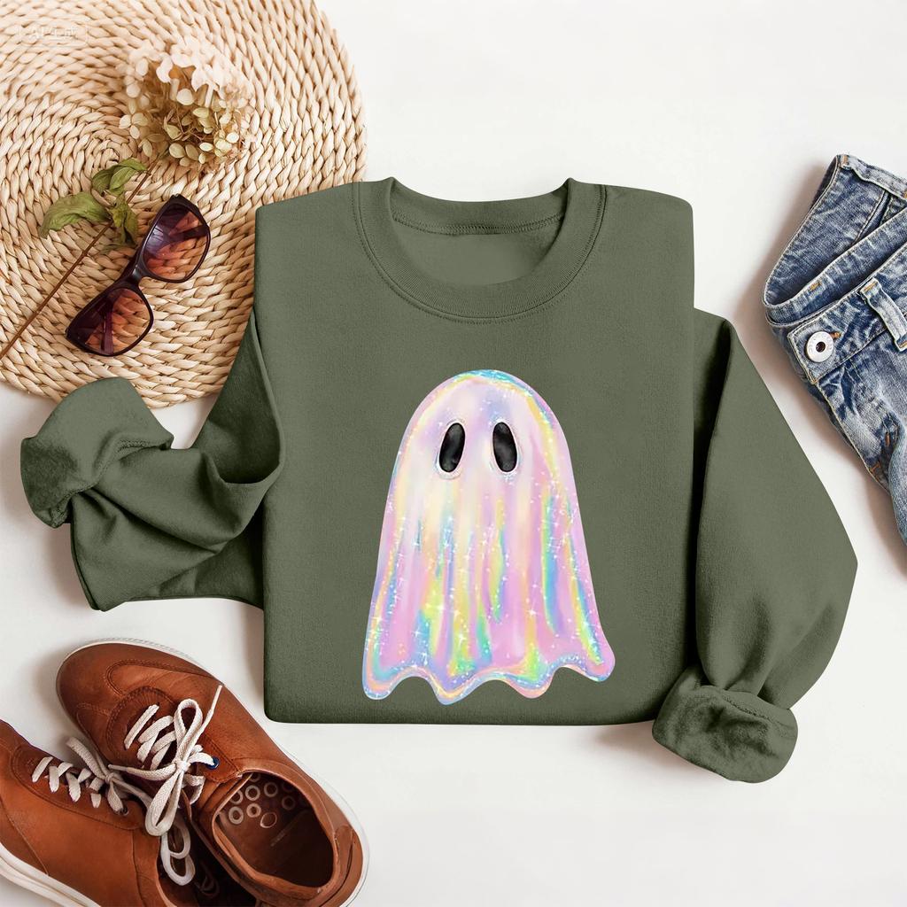 Women  Tops Women's Long Sleeve Sweatshirt Casual Crewneck Loose Fit Pollover Fleece Tops