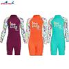 Girls 'swimsuit Children's One-piece Swimsuit Long-sleeved Sunscreen Quick-drying Baby Small Middle Children Snorkeling Surfing Jellyfish Clothes