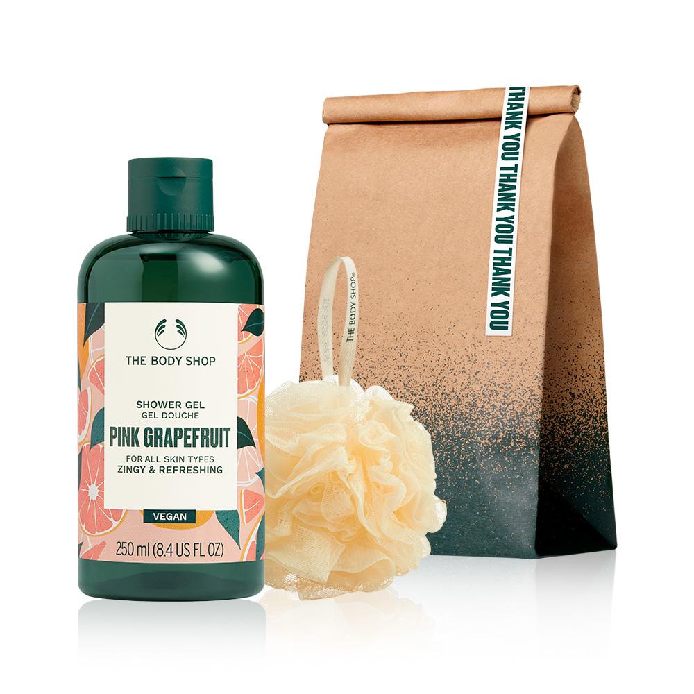 

[The Body Shop] Pink Grapefruit Shower Gel Body Wash 250ML Gift Set (Shopping Bag)