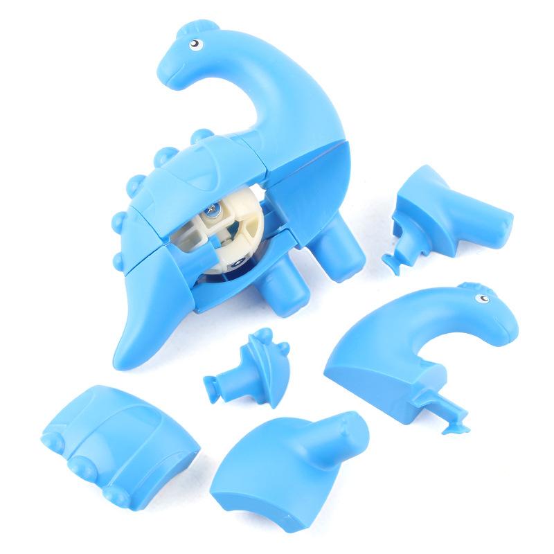 Strange Simulated Dinosaur Rubik'S Cube, Finger Rubik'S Cube, Triceratops, Stegosaurus, Parasaurolophus, Decompression And Flipping Rubik'S Cube Toy