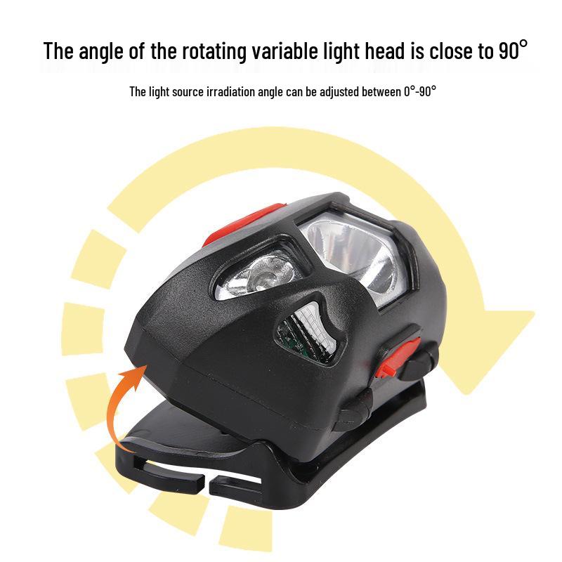 Rechargeable Ultra Bright Long-Range Headlamp with Induction Sensor and Extended Battery Life