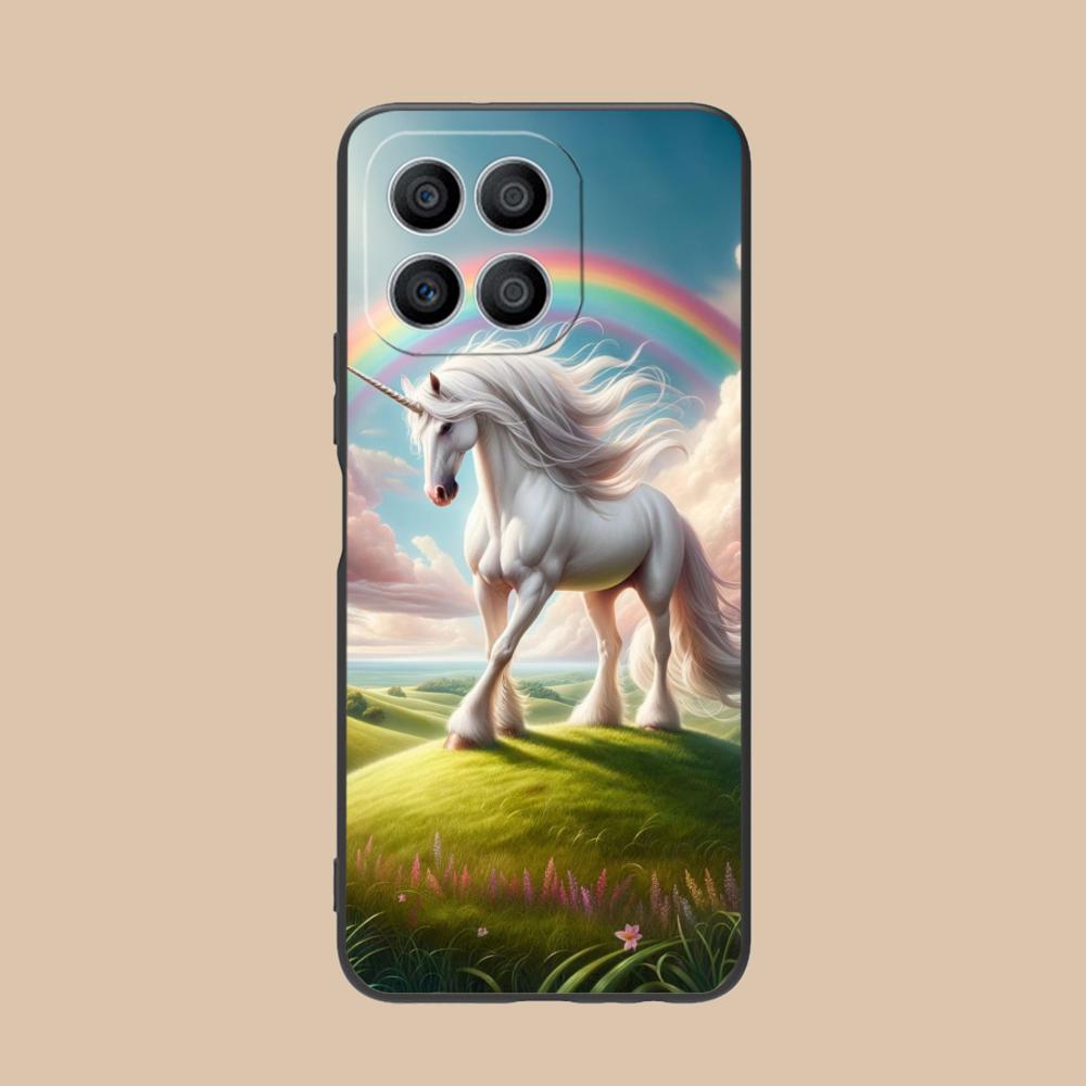 Fantasy Unicorn Mobile Phone Case for Honor 90 80 70 60 50 30 20 10 9 8 7 Pro S SE Lite 5G Colorful Printing Cover Luxury Cover