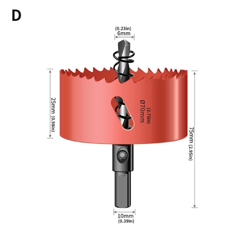 M42 Hole Sawing Drill Bit Cutter for Metal Iron Plastic Wood PVC Board Plasterboard Woodworking Hole Sawing Carpentry Tool