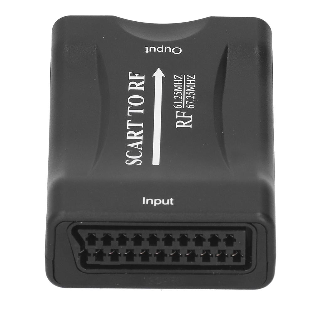 SCART To for RF Video Adapter for RF 67.25Mhz 61.25Mhz Output Converter for TV Box