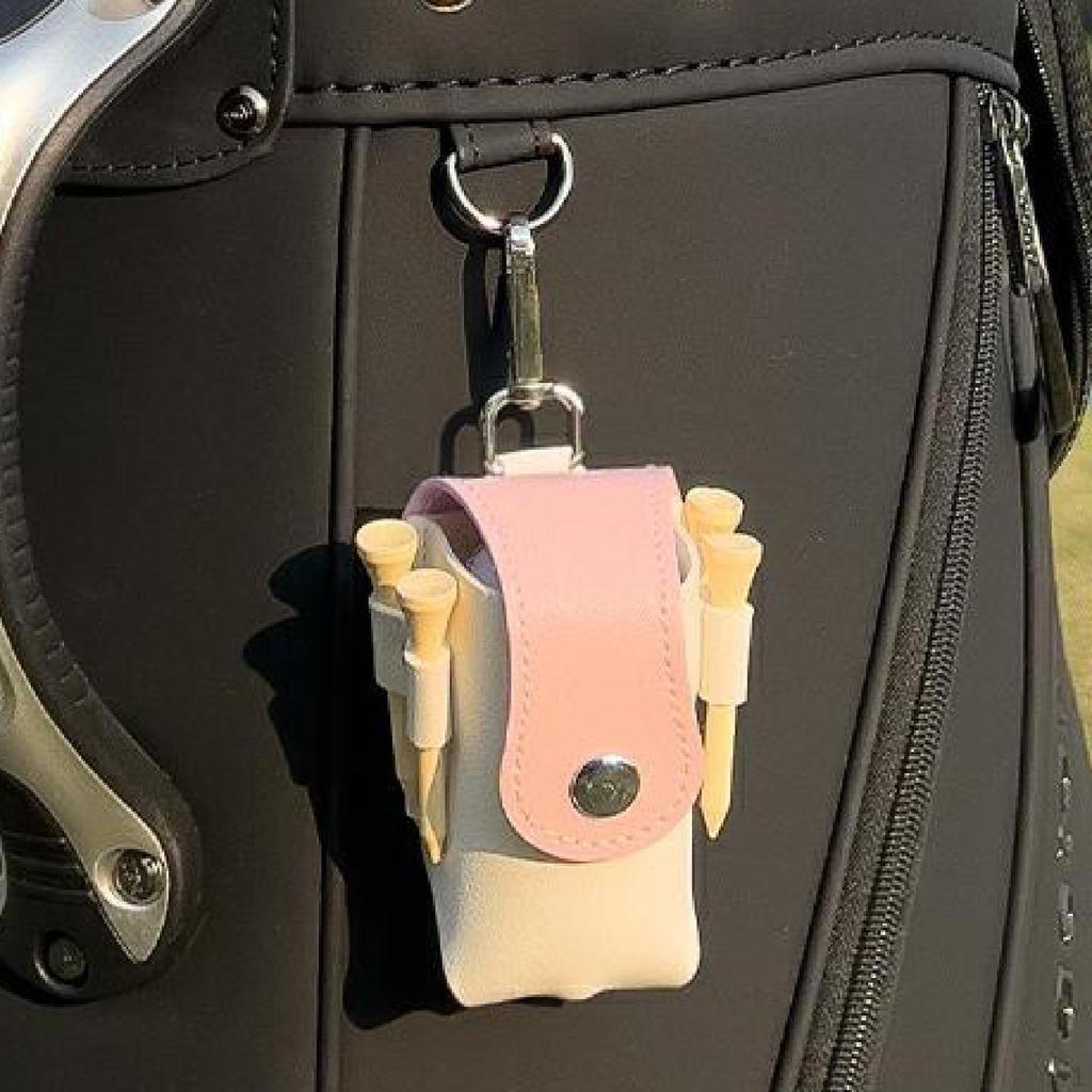 Golf Ball Waist Bag Carry Pouch for Women Men Compact with Tee Holder Convenient Waterproof