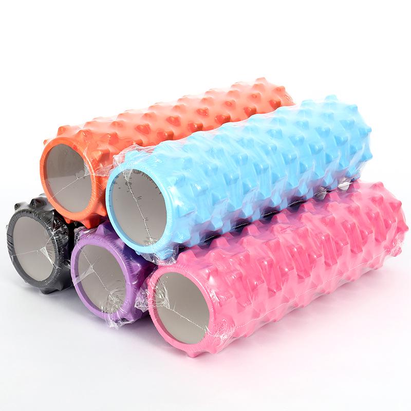 Hollow Wolf Tooth Yoga & Pilates Foam Roller for Muscle Relaxation