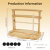 Wooden Yarn Holder Sturdy Yarn Rack Stand for Knitting Large Capacity Yarn Holder Easy to Install Yarn Rack Stand for Knitting