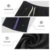 Summer new men's colour blocking casual trousers large size trousers Slim breathable trousers fashionable
