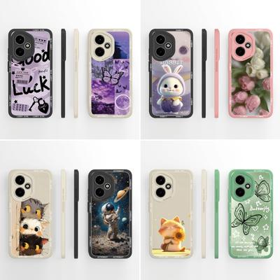 Dla Honor 400 Pro Smart X7D X9D Play10 X20 X6C Pokrowiec na telefon Kolorowy wzór motyla Płynny silikon Odporny na upadki Premium Etui ochronne Dla Honor Capa