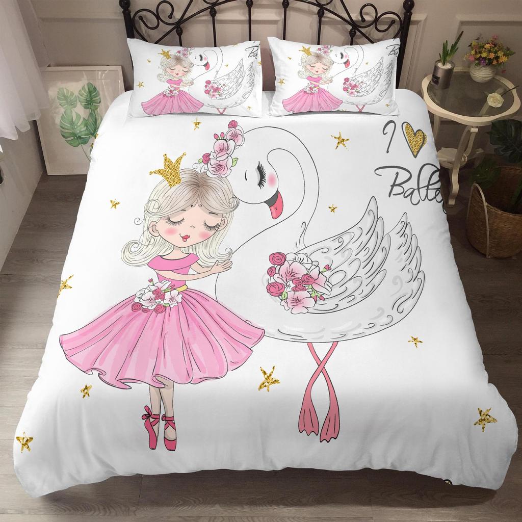 Luxury Duvet Cover and Pillowcase Digital Printing Star/moon/meteor Double Winter Quilt Cover Set Lantern Duvet Cover 1 Person