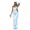 Women's Halter Tights, Backless, Low-cut Sexy Rompers, Bell-bottoms, Hip Rompers