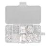 Jewelry Making Kit Metal Tail Chain Tail Buckle Clip Storage Box Jewelry Beading Making Set for Necklaces Bracelets