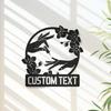 Exceptionally Designed Alluring Art Deco Custom Cartoon Metal Wall Decor Matte Pre-Pasted Reusable for Nail Salon Home