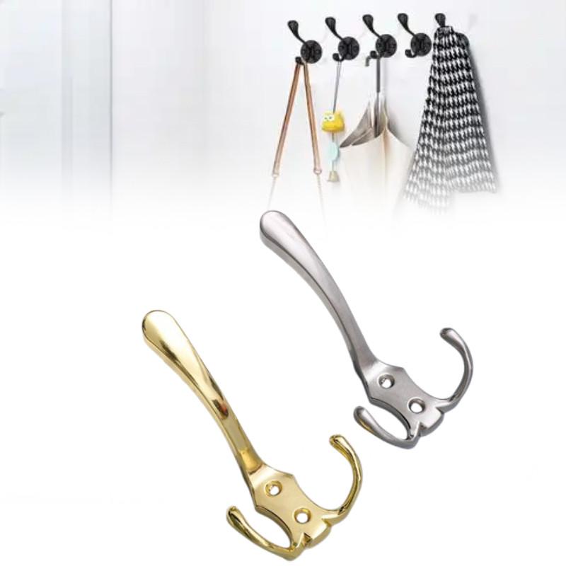 Zinc Alloy Closet Hook With Electrophoretic Finish For Bedroom And Bathroom Storage