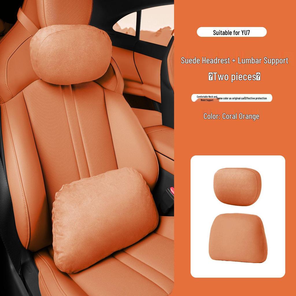 Xiaomi YU7 Headrest & Lumbar Support Set - Comfortable Neck Pillow & Car Interior Accessory