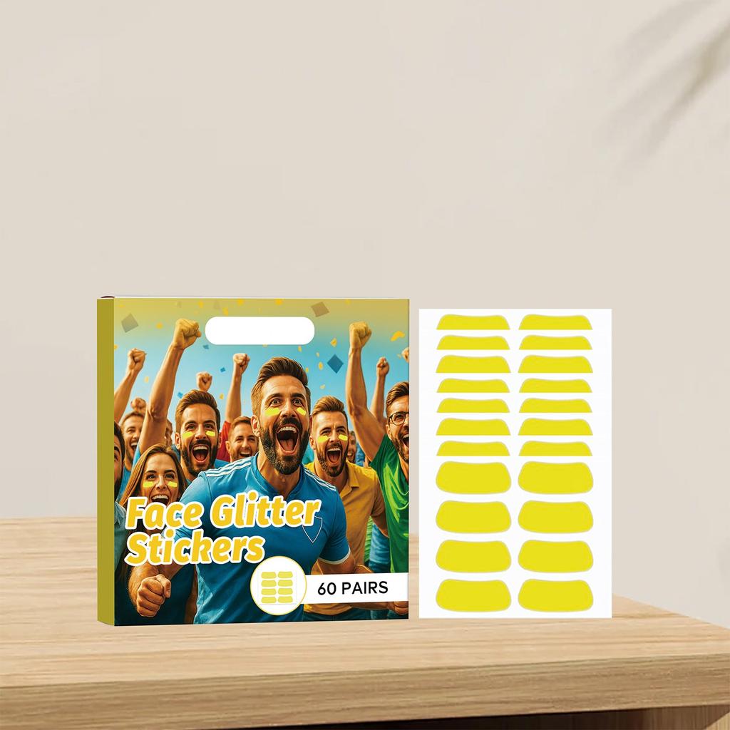 Eye Black Stickers For Sports Eye Strips Baseball Football Softball Face Eyeblack Stickers For Sport Game Day Themed Supplie  60 PAIRS