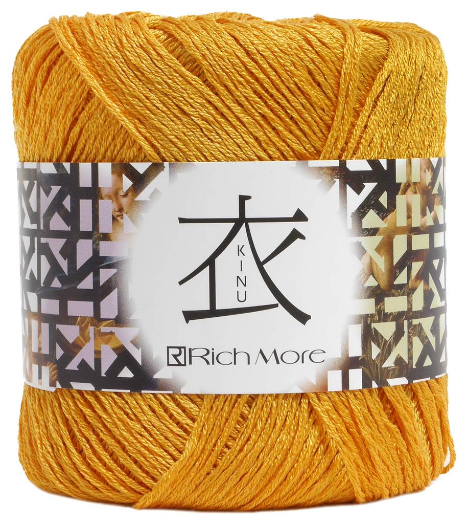 Příze Richmore Clothing, střední tloušťka, barva 6, žlutá, 20 g, cca. 68m, 3770