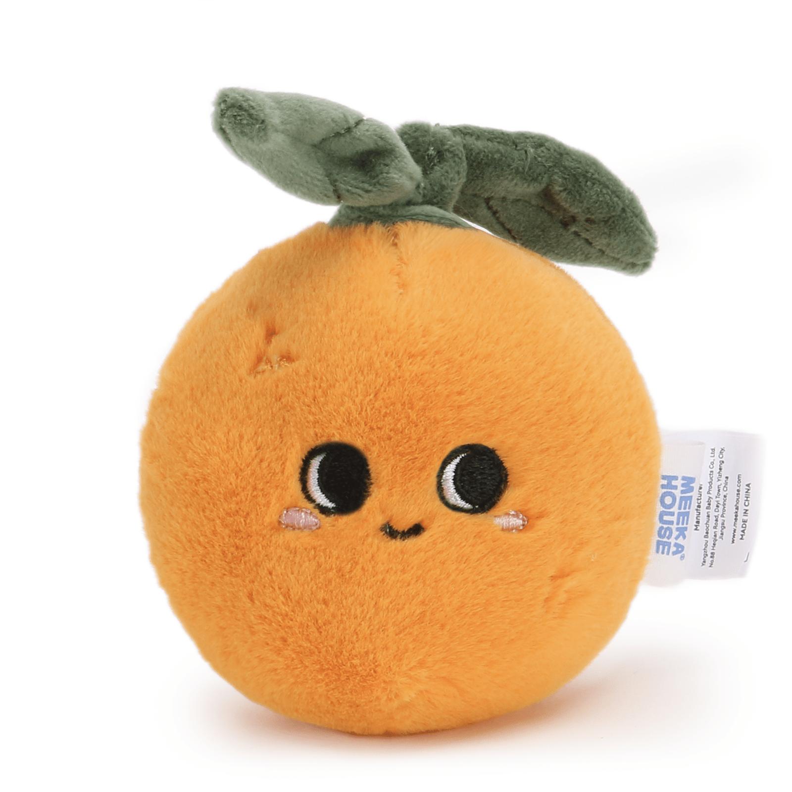 Orange Kreative Simulations-Frucht-Serie Plüschtiere Baby Beruhigungs-Spielzeug Plüschpuppe 10cm gray