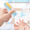 Electric Baby Nail File Lightweight USB Charging Baby Nail Clipper with LED Low Noise Stepless Speed Control Electric Nail File