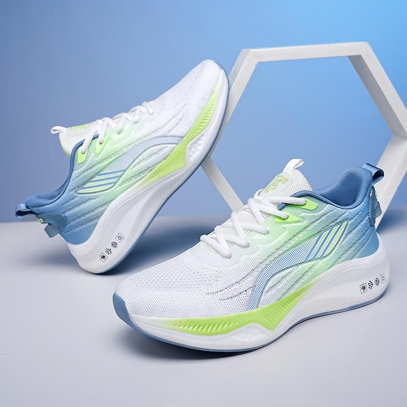 Lace-up Mesh Men's Sports Shoes Spring and Summer Fashion Low-top Round-toe Running Shoes Daily Soft Sole Casual Shoes