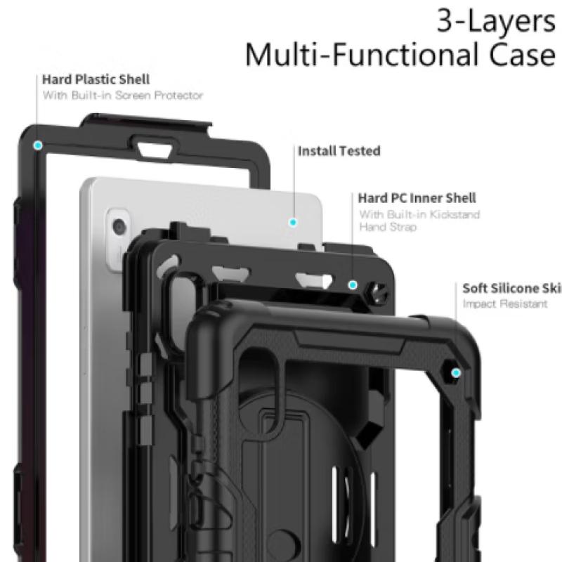 Lenovo TB310 M8 Rugged Case with Lanyard and Charging Cable