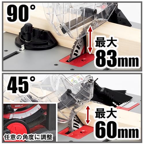 SK11 (SK11) Woodworking Table Saw Maximum Width 1000 X Depth 570mm STS-255ET Blade Diameter 255mm Chip Saw Included