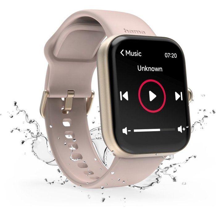 Montre connectée - Hama - 5000 - Étanche IP68 - Écran TFT 1,65" - Prise d'appels et contrôle vocal