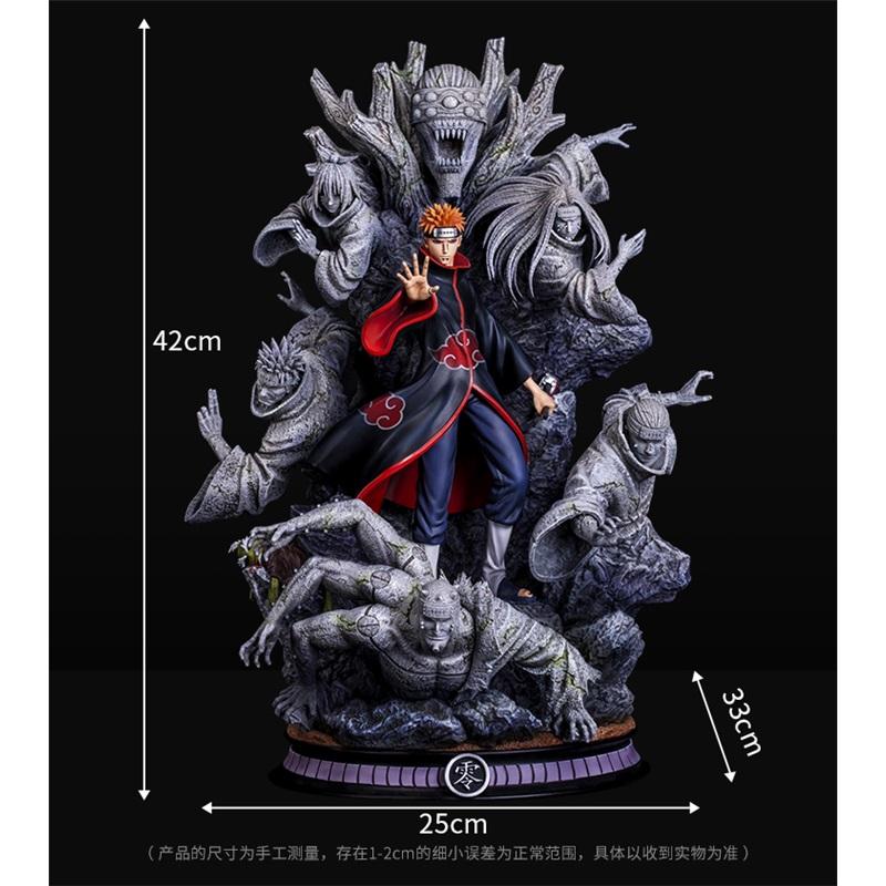 41cm Pain Figures Cartoon Naruto Anime Figure Pain Model Gk Pvc Statue Figurine Doll Collection Car Decotation Children Toy Gift