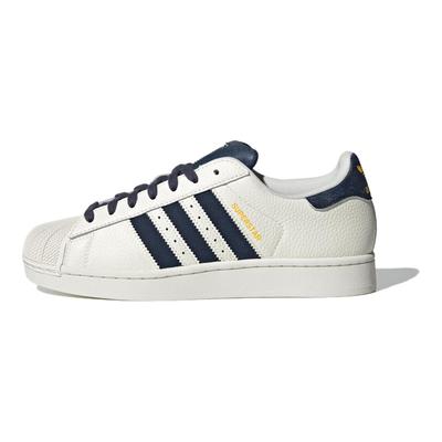 Zapatillas Unisex Superstar 2 Off White Azul Marino Universitario Dorado Audaz JR6989