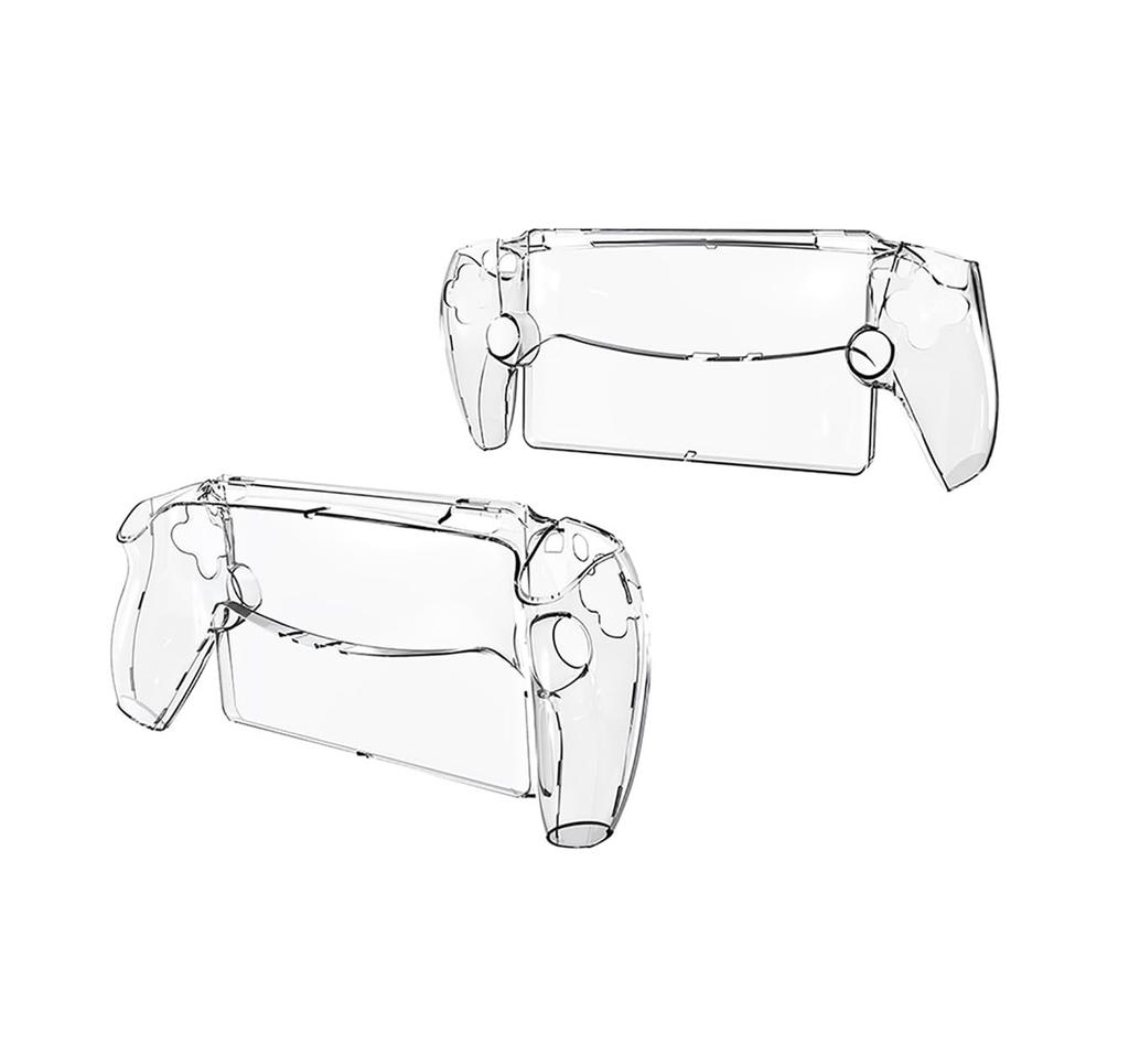 SHEAWA PlayStation Portal Case, Transparent Clear Cover, Hard PC Case, Shockproof Protective Case, Accessory