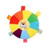 Hot Dog Plush Toy Bell Cartoon Toy Puppy Small Dog Teddy Teeth Grinding Toy Wear-resistant Bite-resistant Pet Toy