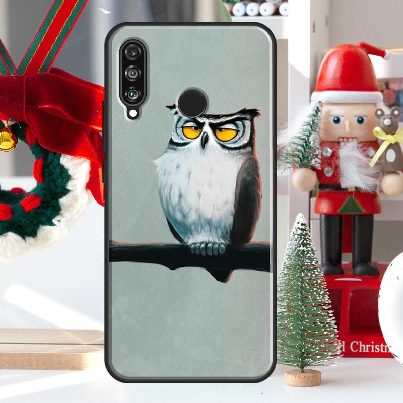 Cute Owl Cartoon For Huawei Nova 7i 8i 11i 12i 12s Y73 Y70 Y90 Y60 Y72 Y61 Y91 9 10 SE P30 Pro P40 Lite Case