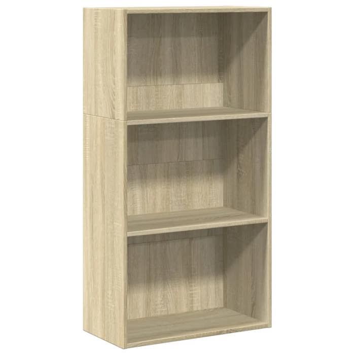 VidaXL Bibliothèque chêne sonoma 60x30x114 cm bois d'ingénierie, étagère, étagère à livres, support de livre, armoire de 857901